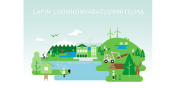 Natural resource planning for Lapland -logo