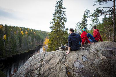 Helvetinjärvi National Park in autumn. Photo: Salla Penttilä.