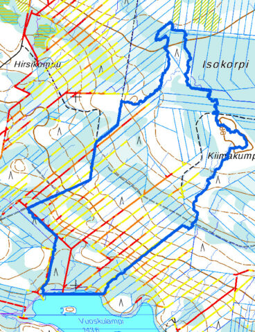 Visualization of the terrain drawn by a geographic information data program.