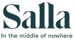 Logo of the municipality of Salla and its tourism promotion, Salla in the middle of nowhere.