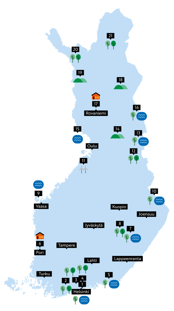 Hur mår du Finland karta