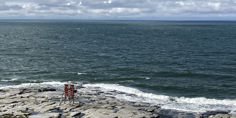 Landscape of the open sea