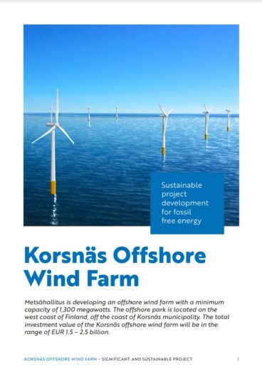 Korsnäs brochure cover