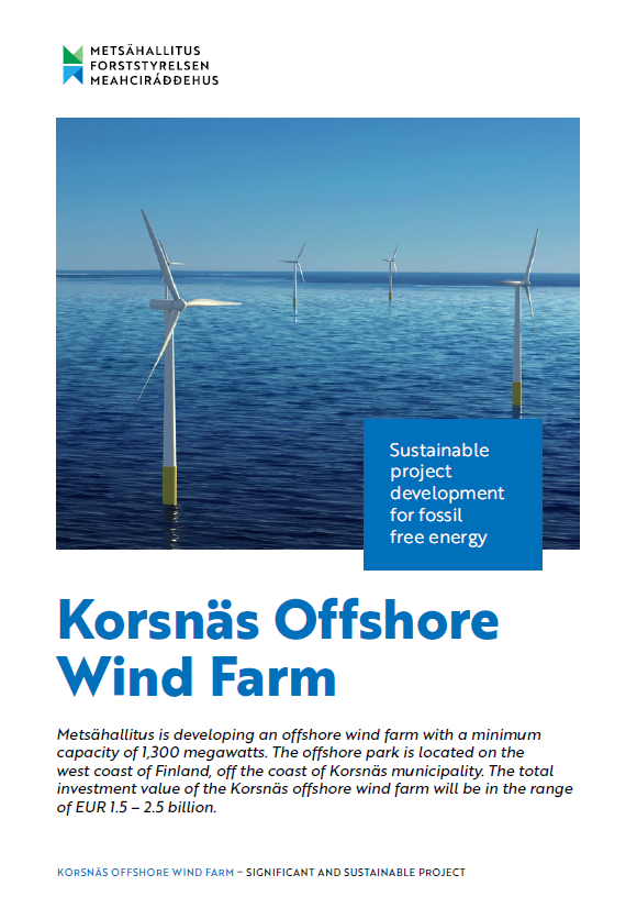 Cover of the Korsnäs pdf-broshure