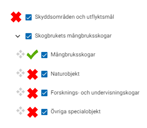 Ett exemplel i Utflyktskarta.fi