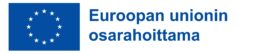 Euroopan union osarahoittama -logo