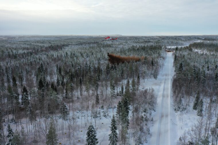 Ilmakuva lentolannoituksesta.
